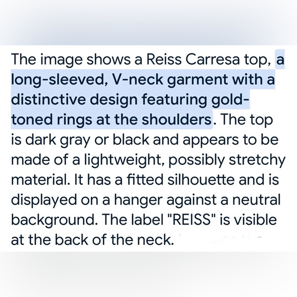 Reiss Women’s Carresa Blouse with Long Sleeves - Picture 8 of 8